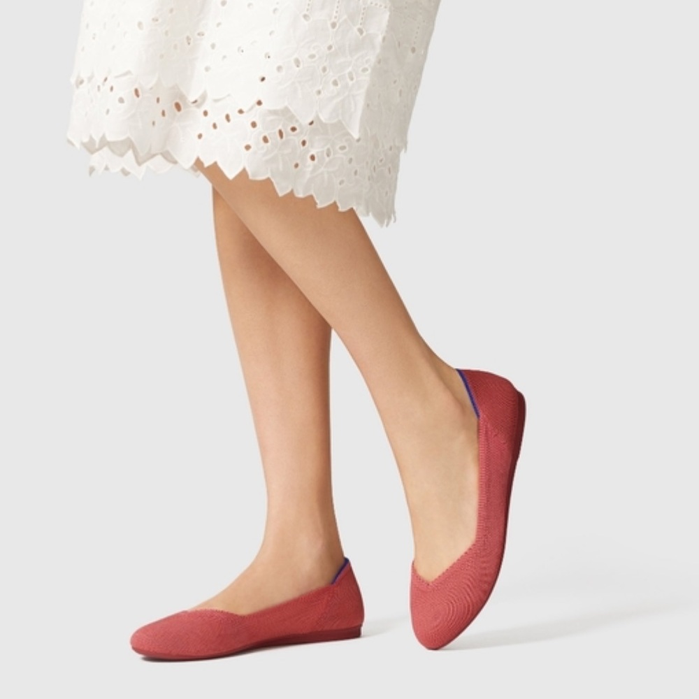 ROTHYS | EUC *retired* Copper Round Toe Flats 6.5